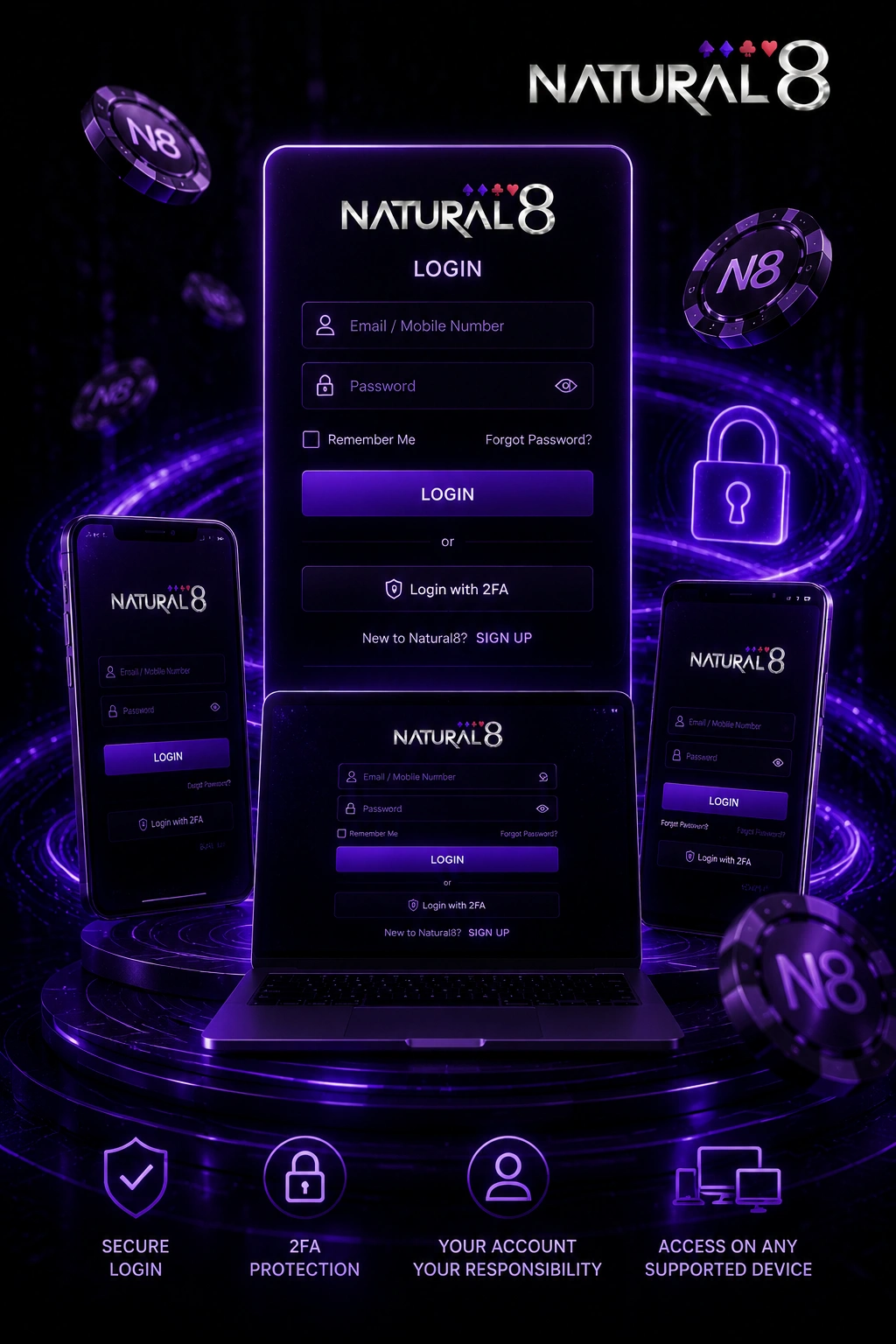 Natural8 Thailand secure login